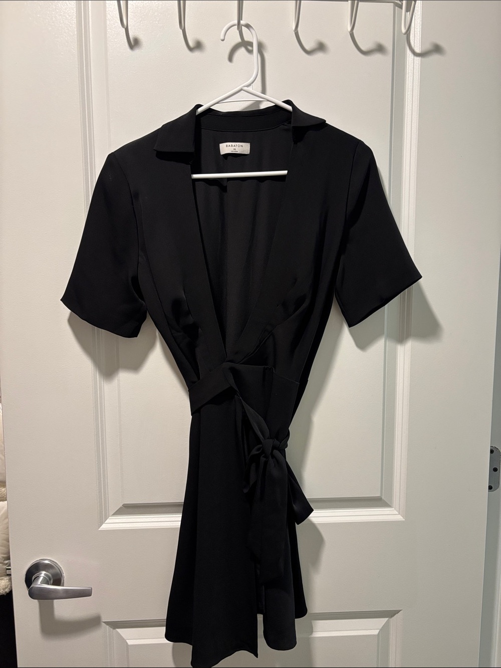 Aritiza Babaton Black Wrap Dress